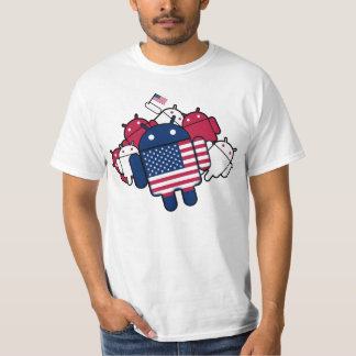 T-shirt Androïde patriotique
