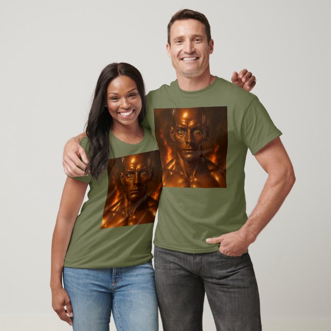 T-shirt Androïde tempête électrique (Unisexe)