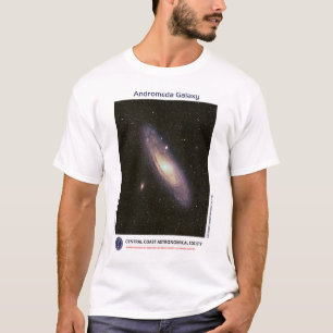 T-shirt Andromeda Galaxy par Lee Coombs Front Tee