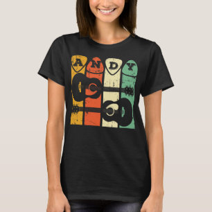 T-shirt Andy Guitar Retro Choisir Andy Guitare Musicien Re