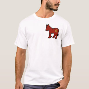 T-shirt Âne communiste