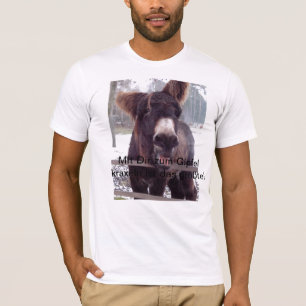T-shirt Âne dans une ambiance linguistique