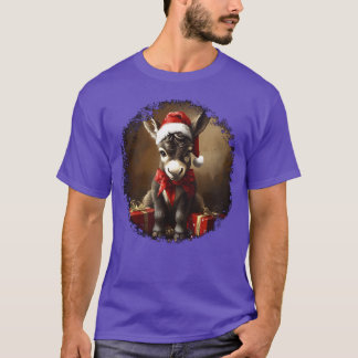 T-shirt Âne de Noël
