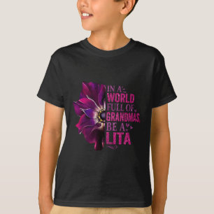T-shirt Anemone Soyez Une Lita Dans Un Monde Plein De Papi