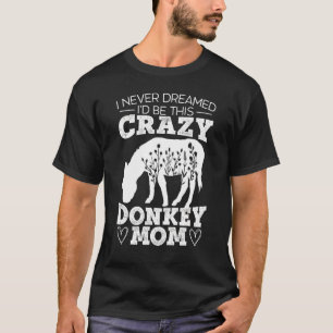 T-shirt Ânesse Mère Cheval Animal Âne Maman