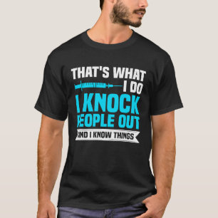 T-shirt Anesthésie CRNA Infirmière Anesthésiste & Anesthés