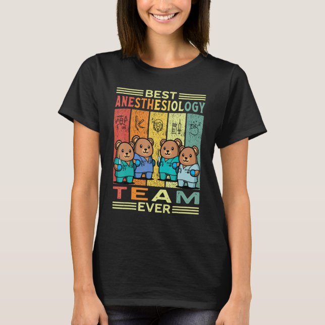 T-shirt Anesthesiologist Anesthesiology Partners Squad Tea (Devant)