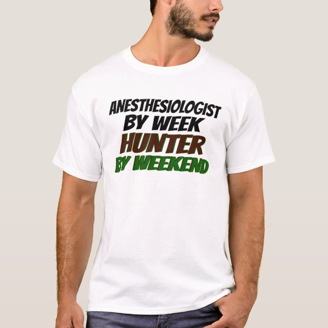 T-shirt Anesthésiste Hunter (Devant)