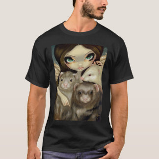 T-shirt Ange avec la chemise de furets