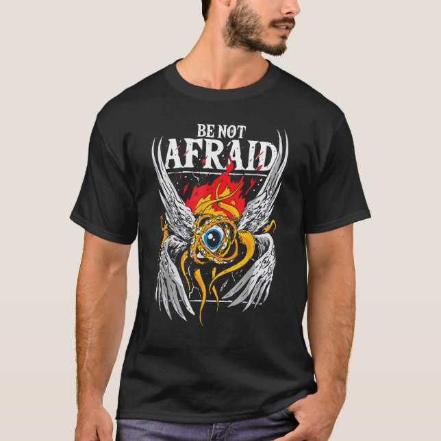 T-shirt Ange biblique exact, n'ayez pas peur Bible Ang (Devant)