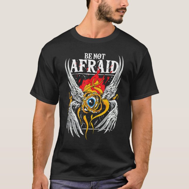 T-shirt Ange biblique exact, n'ayez pas peur Bible Ang (Devant)