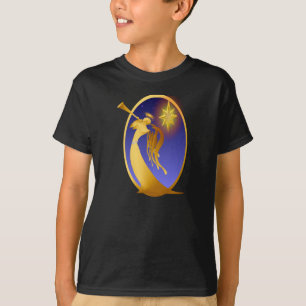 T-shirt Ange de Noël d'or