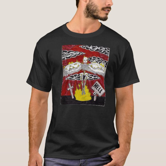 T-shirt ange d'enfers (Devant)