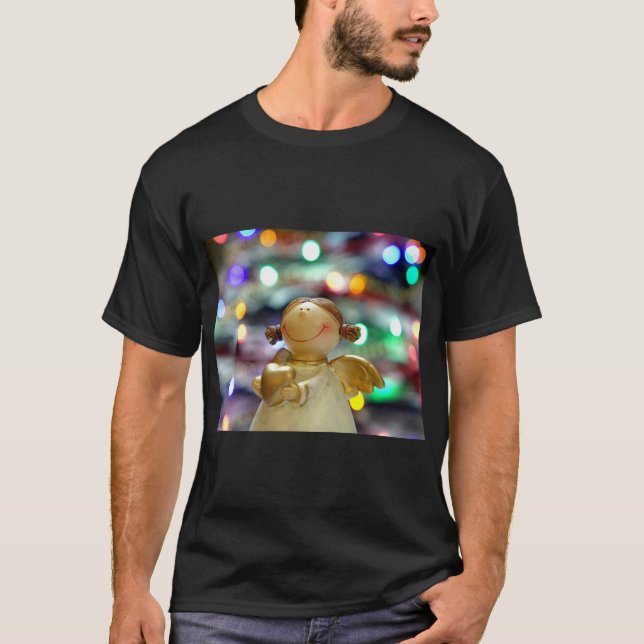 T-shirt Ange Figurine Ornament Tee (Devant)