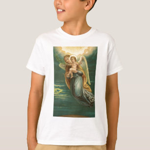 T-shirt Ange gardien et bébé Jésus