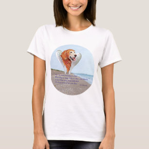 T-shirt Ange Golden Retriever
