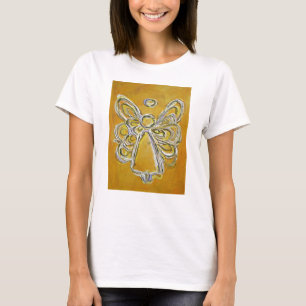 T-shirt Ange Jaune (Image sur le devant)