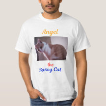 T-shirt Ange le chat impertinent