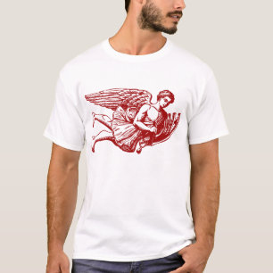 T-shirt Ange musical volant