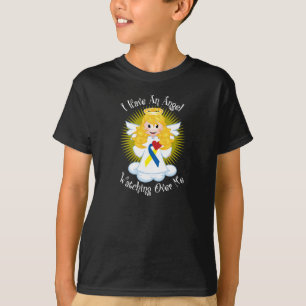 T-shirt Ange observant au-dessus de moi syndrome de Down