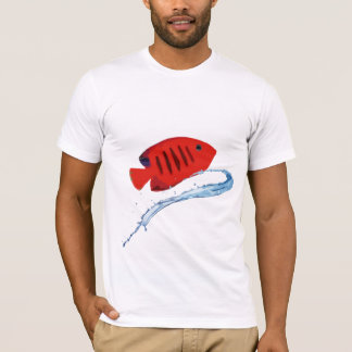 T-shirt Ange stylisé de flamme