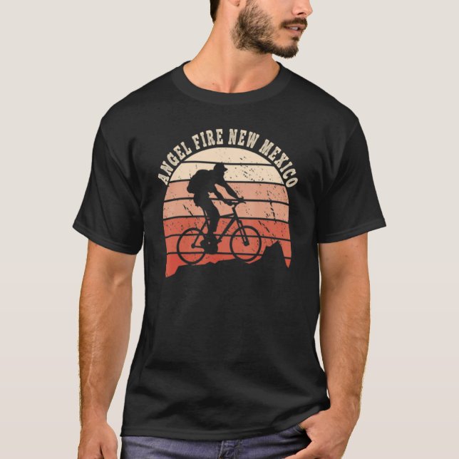 T-shirt Angel Fire Nouveau Mexique VTT Vélo Cyclis (Devant)