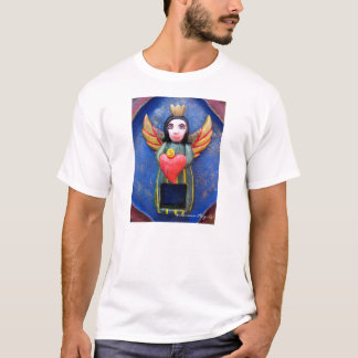 T-Shirt "Angel" folk art