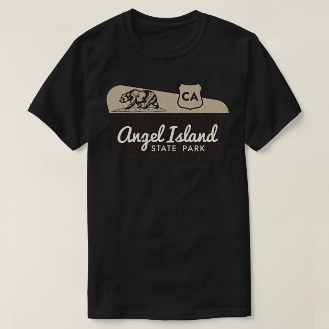 T-shirt Angel Island State Park California Affiche de bien (Design devant)