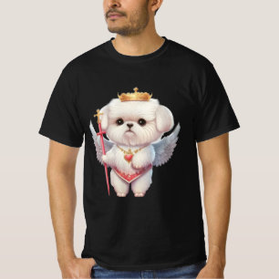 T-shirt Angel Maltese Chiot, Maltes amoureux de les chiens