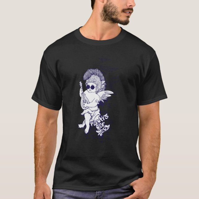 T-shirt Angel Punk Rocker (Devant)