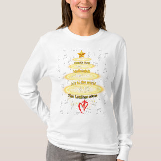 T-shirt Angel Sing Hallelujah, le Seigneur est venu!