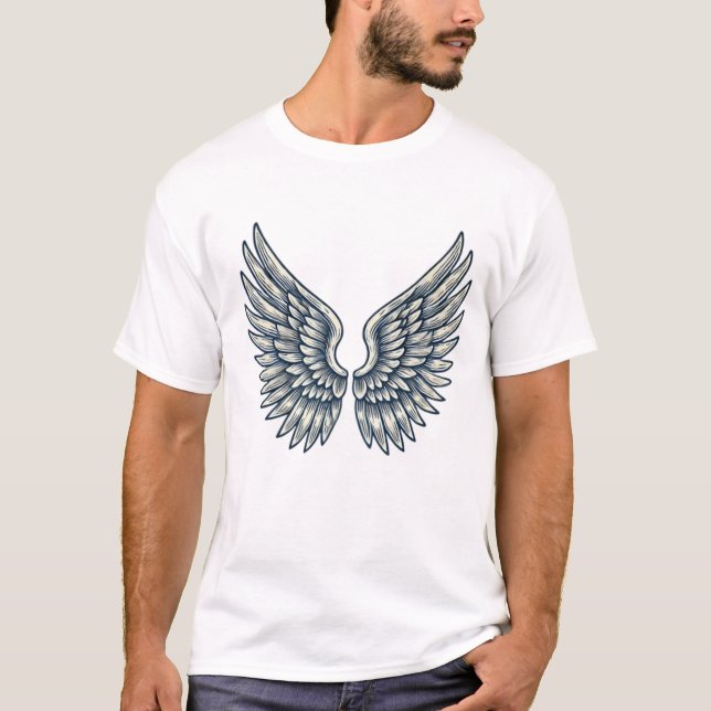 T-shirt Angélique des ailes célestes (Devant)