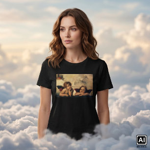 T-shirt Anges de la Madone Sixtine par Raphaël Sanzio