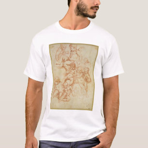 T-shirt Anges, début du 17ème siècle (craie rouge sur l