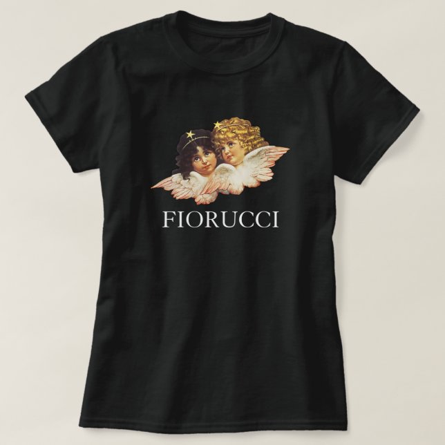 T-shirt Anges vintages Fiorucci (Design devant)