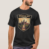 Angkor Vat Cambodge Travel Art Vintage