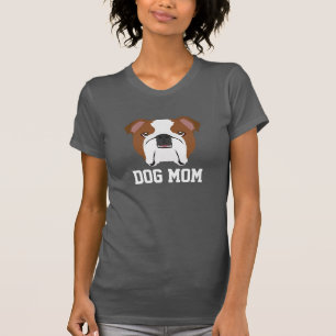 T-shirt Anglais Bulldog Chien Maman