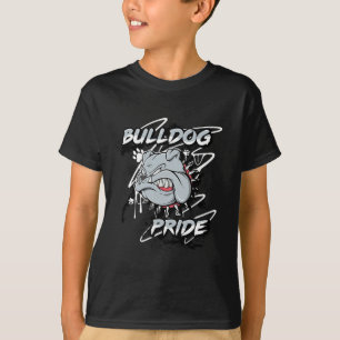 T-shirt Anglais Bulldog Pride Fidélité École Esprit