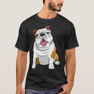 T-shirt ANGLAIS BULLDOGS Awesome Funny Bulldog Pups Chiens