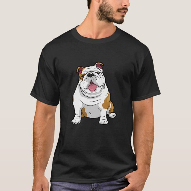 T-shirt ANGLAIS BULLDOGS Awesome Funny Bulldog Pups Chiens (Devant)