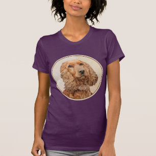 T-shirt Anglais Cocker Peinture Espagnole - Art Chien orig