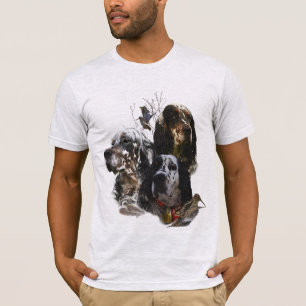 T-shirt Anglais Setter, chasse à la bécasse