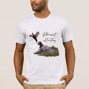 T-shirt Anglais Setter, Chasse de faisan