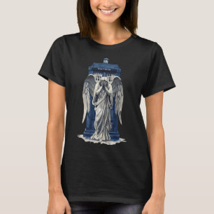 T-shirt Angle de plaie avec boîte de police bleue 1