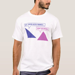 T-shirt Angle obtus de triangle aiguë
