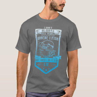 T-shirt Angler Sports Fisherman Petri Heil Angelhacken ret