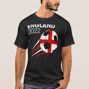 T-shirt Angleterre 2022 Soccer Team British Drapeau Hommes