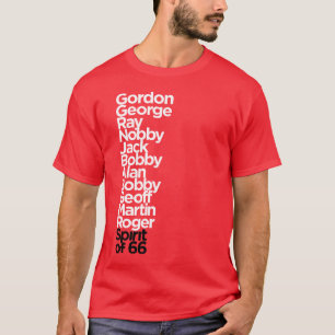 T-shirt Angleterre Esprit de 66 Rouge