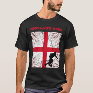 T-shirt Angleterre Football de drapeau français anglais Éq