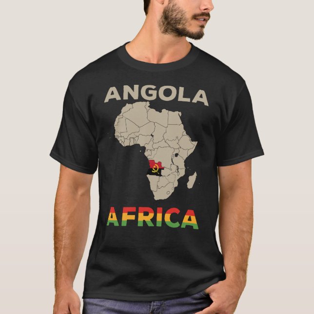 T-shirt Angola-Afrique (Devant)